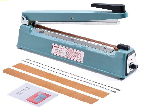 Hand Impulse Plastic PP PE PVC Film Bag Heat Sealer FS-300