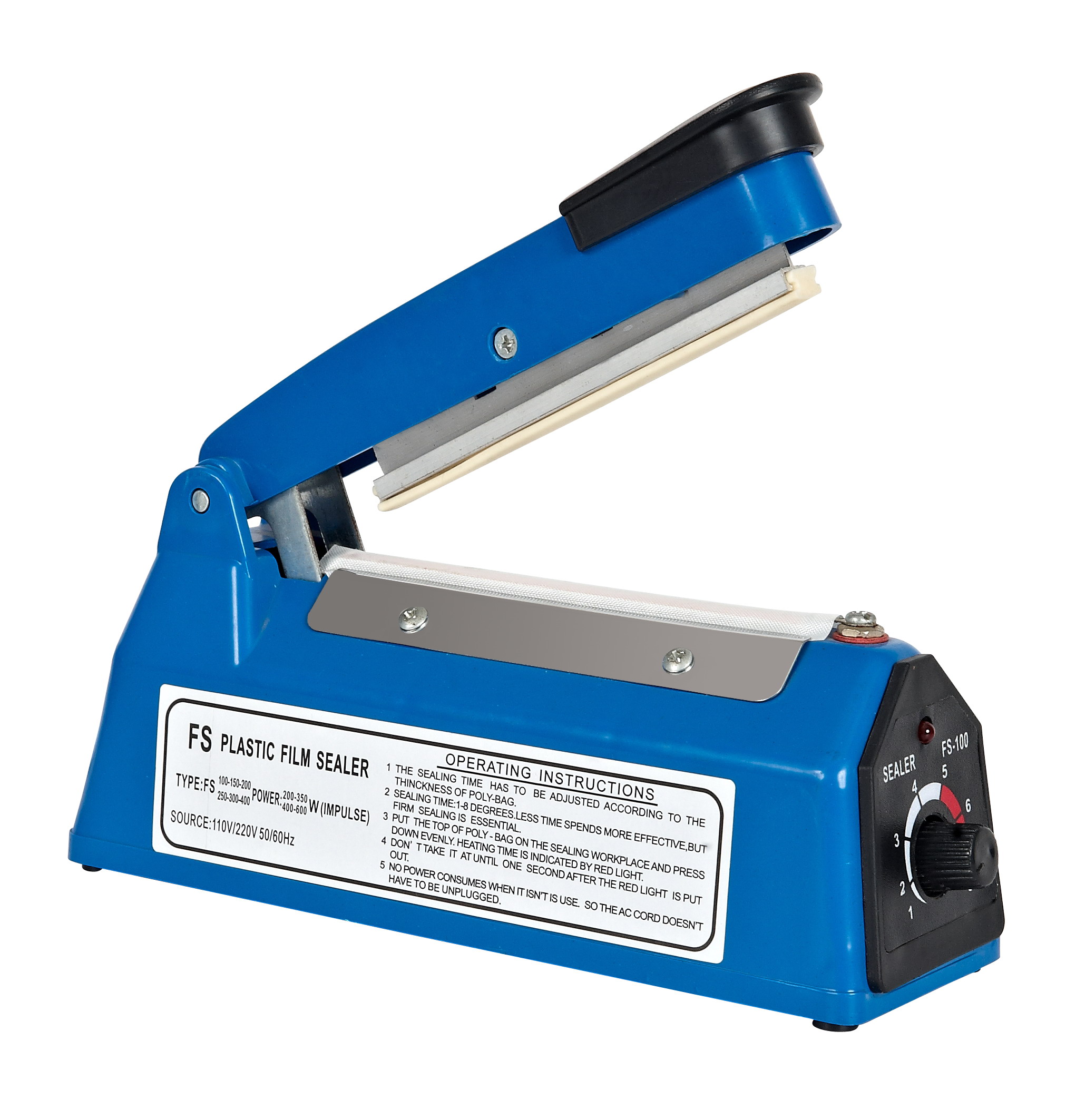 <b>Hand-pressing Impulse Poly Film Bag Sealer Machine PFS-200</b>