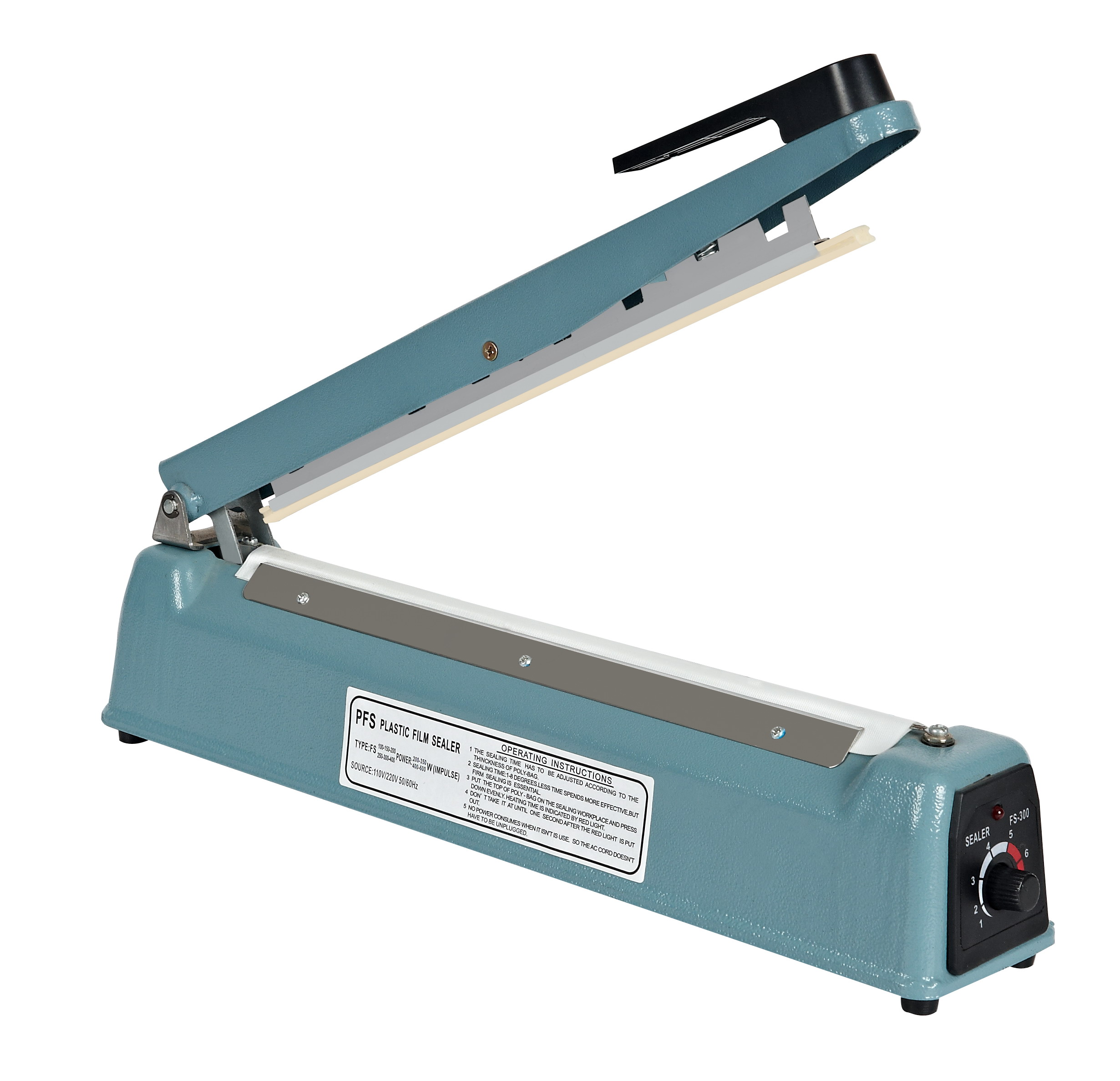 <b>Impulse Heat Sealer Manual Poly Bag Sealing Machine FS-200</b>