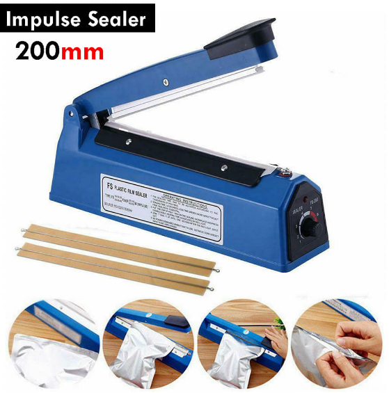 <b>Impulse Sealer Plastic PVC PE PP Bag Sealing Machine PFS-200</b>