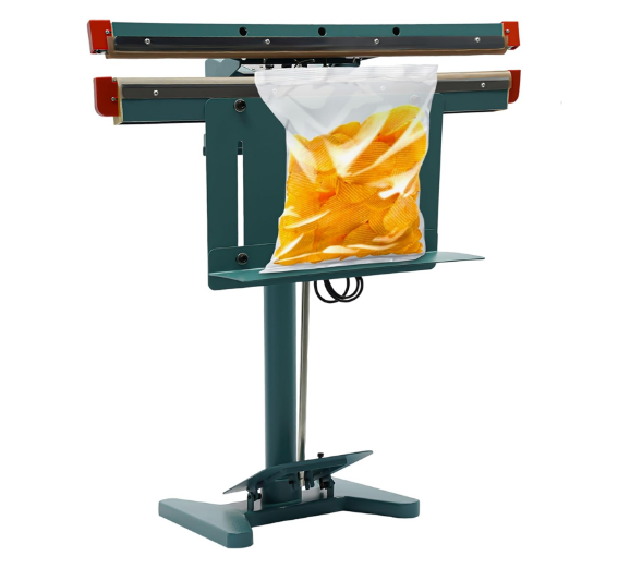 Foot Impulse Sealer With Cutter Packaging Machine PFS-450D