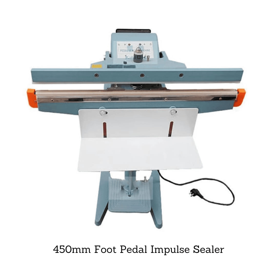 <strong>Heavy Duty Foot Pedal Impulse Sealer With Print Date PFS-450</strong>