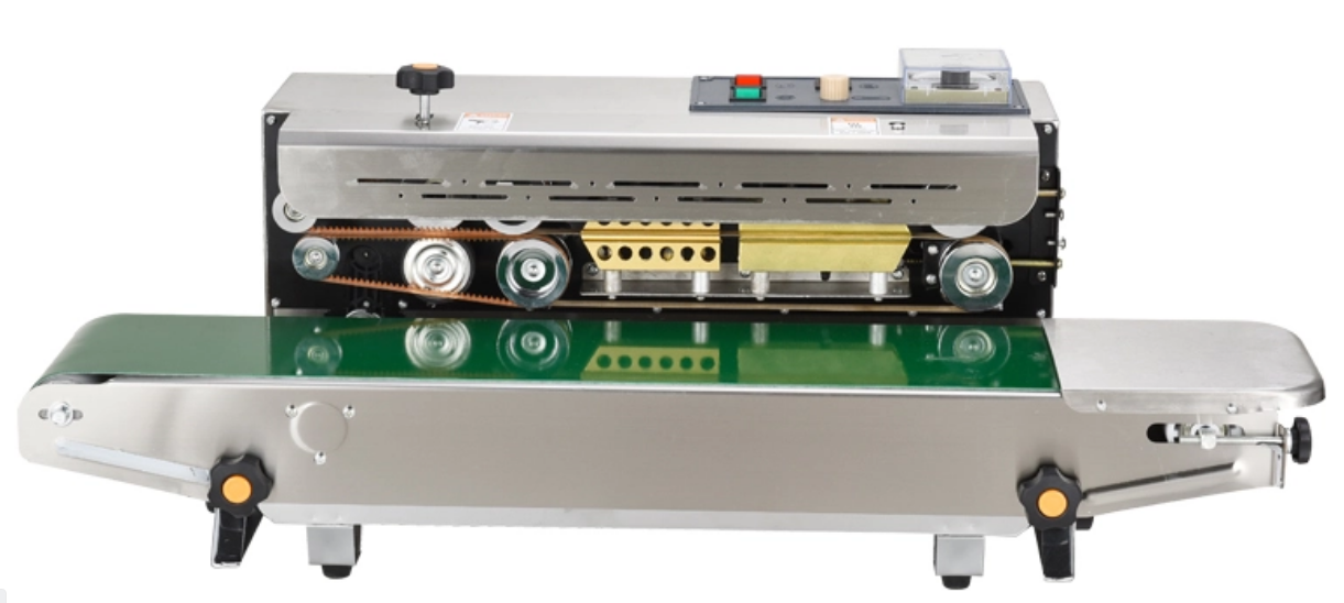 <b>Continuous Band Sealer Small Bag Heat Sealing Machine FR-900</b>