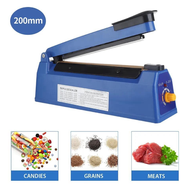 <b>Hand Impulse Heat Sealer Packaging Sealing Machine PFS-200</b>