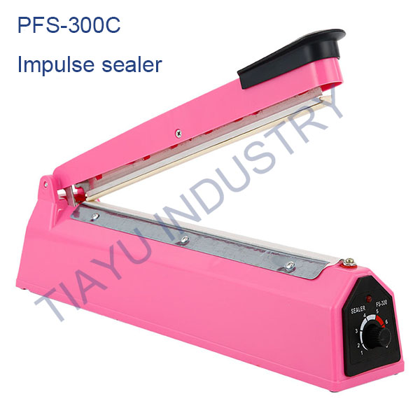 Manual Impulse Heat Poly Tubing Plastic Bag Sealer PFS-300