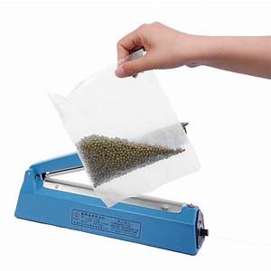 Plastic Hand Impulse Heat Sealer Poly Plastic Film PFS-400