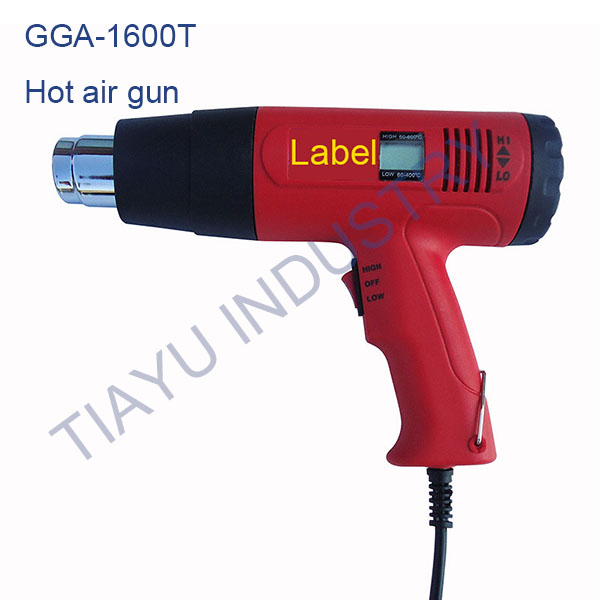 1600W Variable Temperature Heat Gun with LCD Display