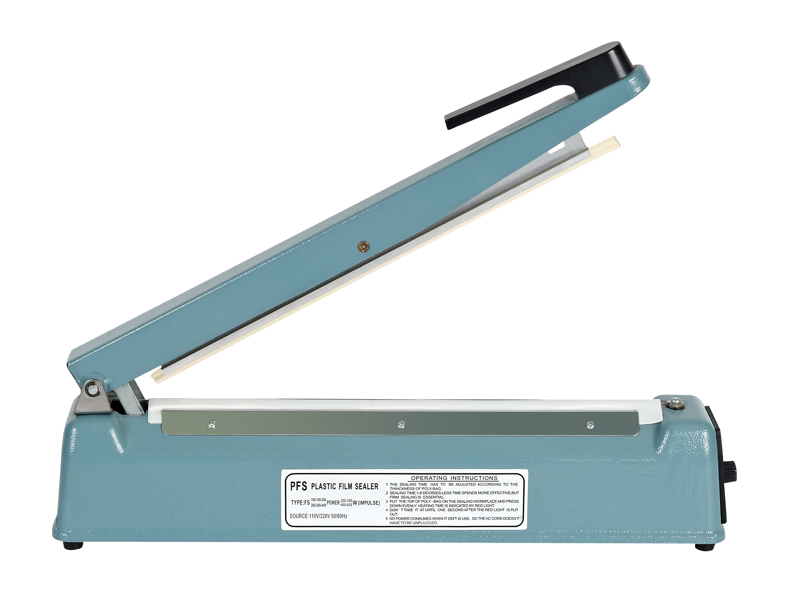 Manual Impulse Plastic Film Poly Heat Sealing Sealer FS-200
