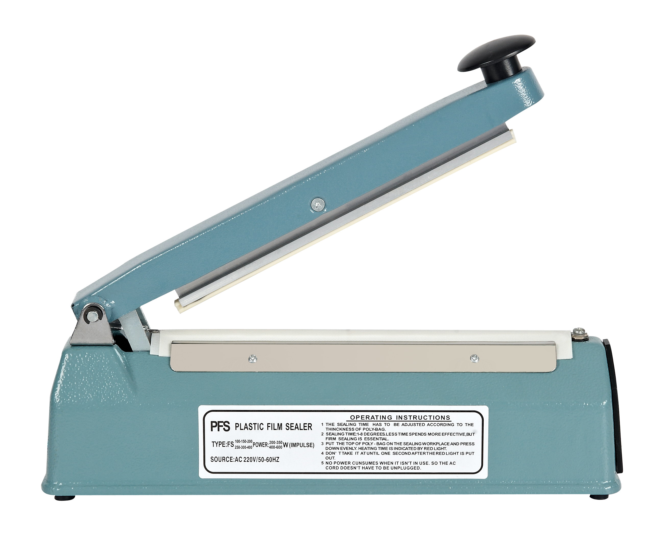 Hand Press Impulse Plastic Film Bag Sealer Printing FS-200