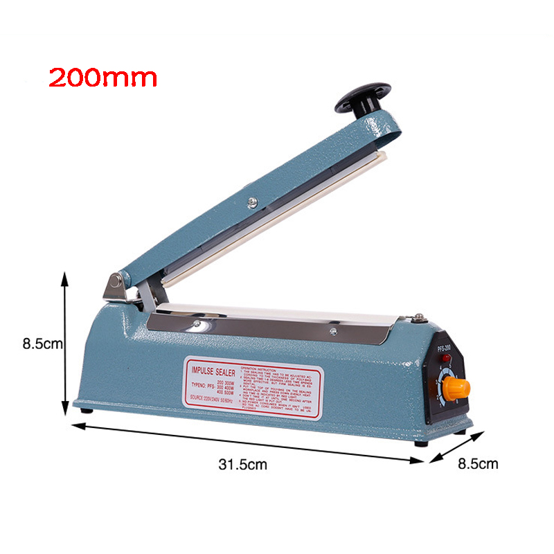 Hand Sealer Impulse Heat Manual Sealing Bag Machine FS-200