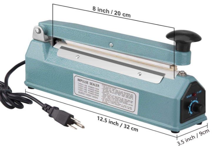 Handheld Impulse Bag Heat Mylar Shrink Wrap Sealer FS-200