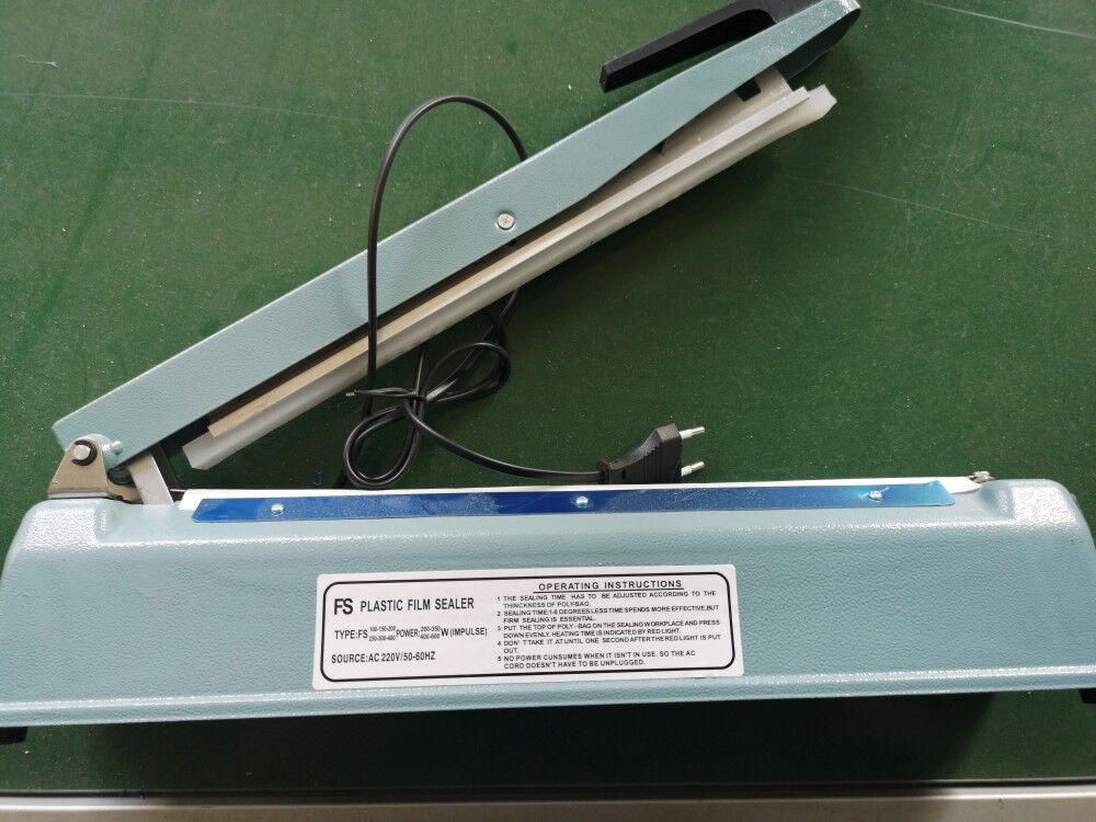 Iron Case Impulse Sealer Poly Bag Heat Seal Machine FS-400