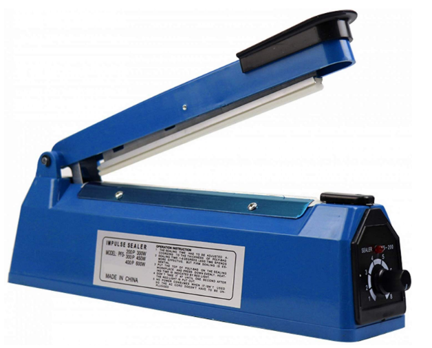 Hand Impulse Sealer Heat Closer Plastic Bag Machine PFS-100