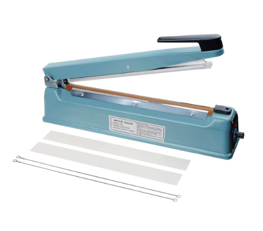 Manual Impulse Heat Poly Tubing Plastic Bag Sealer FS-300