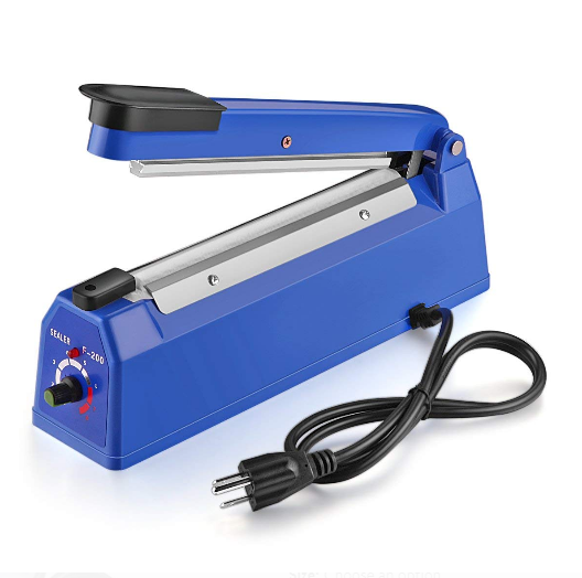 Hand Impulse Heat Sealer PP PE PVC Film Bag Machine PFS-200