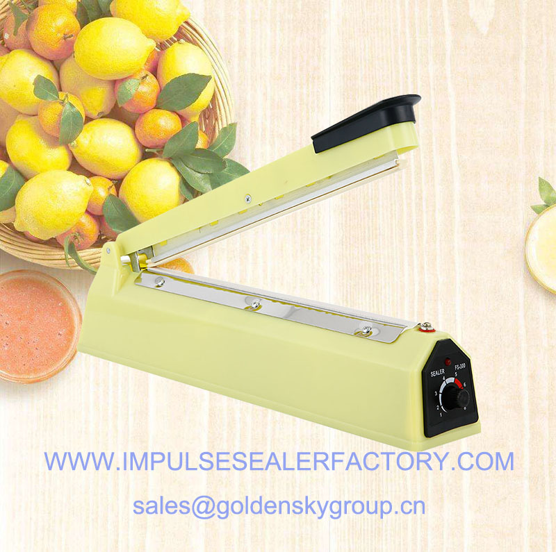 Zhejiang Tianyu industry Co. Ltd. Supplier Factory Of China Production and Supply Hand Impulse Poly Tubing Sealer PFS Series Plastic Bag Sealing Machine