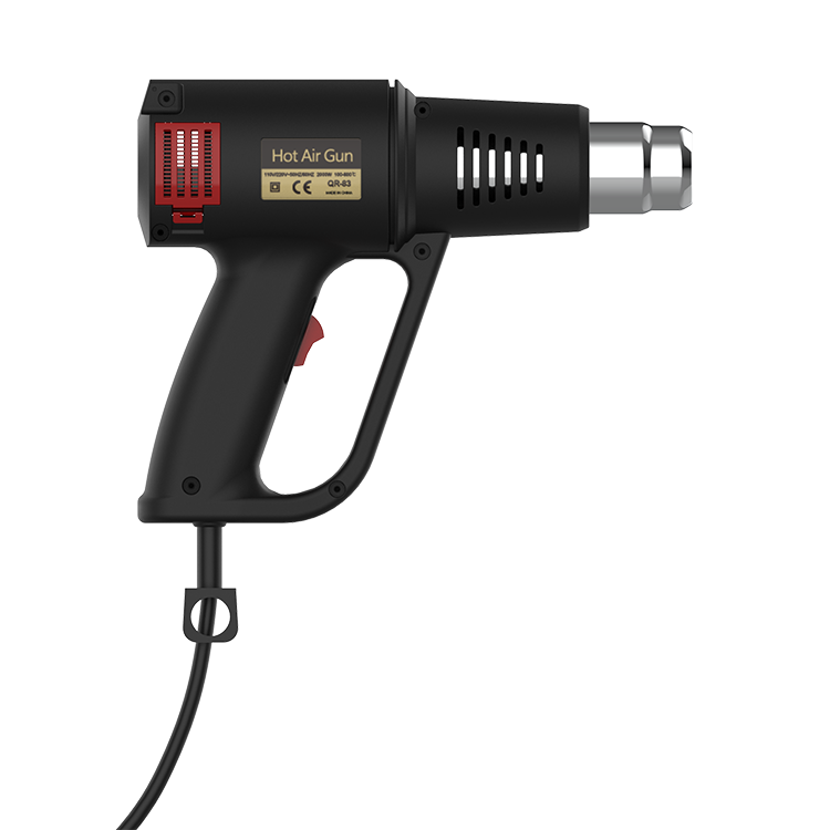 Zhejiang Tianyu industry Co. Ltd Supplier Factory Manufacturer Make and Sells LCD Display Temperature Stepless Adjustable Variable Temperature Control Hot Air Gun TQR-83 Series Temperature Digital Display Heat Gun