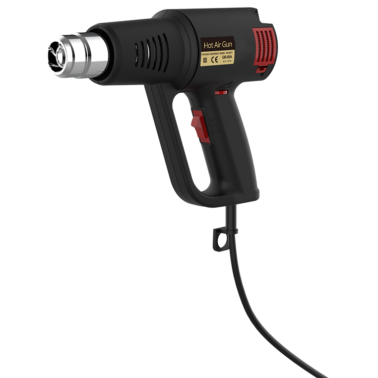 Zhejiang Tianyu industry Co. Ltd Supplier Factory Manufacturer Manufacturing and Sale Adjustable Stepless Temperature 1600W Double Air Speed Gear Hot Air Gun TQR-83 Series Heat Gun