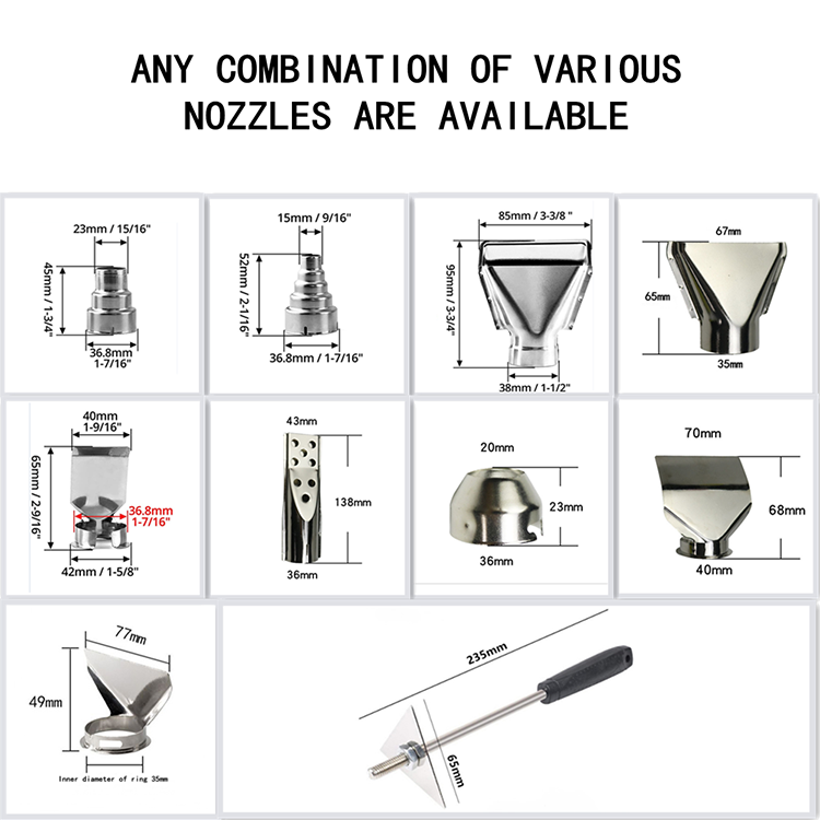 Zhejiang Tianyu industry Co. Ltd Supplier Factory Manufacturer Manufacture and Sale Hand Held 1400 W Hot Air Gun TQR-85C Series Heat Gun Zhejiang Tianyu industry Co. Ltd Supplier Factory Manufacturer Manufacture and Sale Hand Held 1400 W Hot Air Gun TQR-85C Series Heat Gun