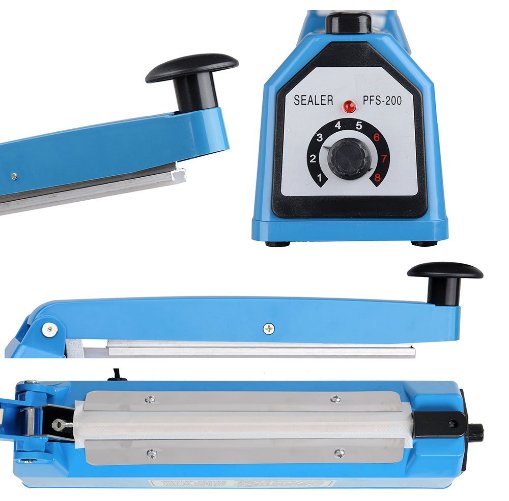 Zhejiang Tianyu industry Co. Ltd. Supplier Factory Manufacturer Produce and Sale Portable Sealing 2 mm Width Hand Plastic Bag Sealing Machine PFS Series Impulse Poly Film Sealer