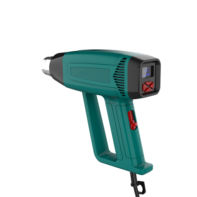 Zhejiang Tianyu industry Co. Ltd Supplier Factory Manufacturer Make Supply and Export Key Stepless Regulating Temperature Digital Display Temperature Heat Gun TQR-113 Variable Temperature Control with 2-Temp Settings Hot Air Gun