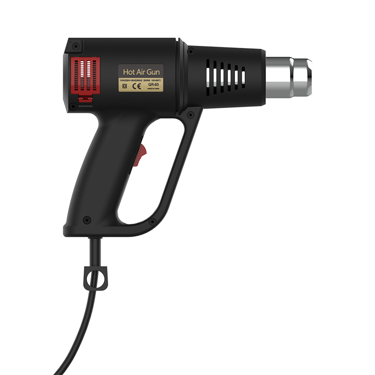 Zhejiang Tianyu industry Co. Ltd Supplier Factory Manufacturer Production and Supply Dual Temp 400℃ & 600℃ Setting Heat Gun TQR-83C Hot Air Gun Dual Air Flow 250L/min & 500 L/min Setting Paint Stripper Tool