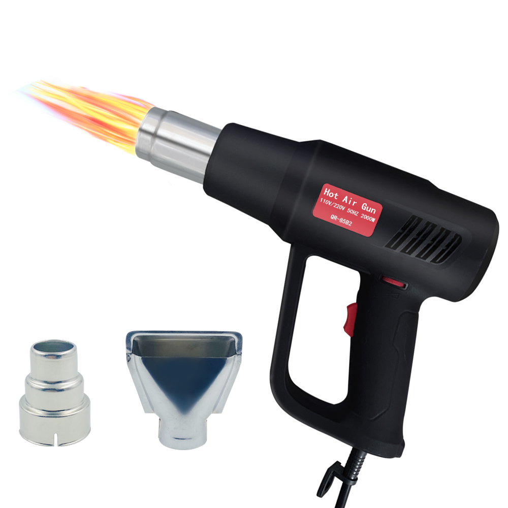 Zhejiang Tianyu industry Co. Ltd Supplier Factory Manufacturer Manufacture And Selling Adjustable Temperature 50 ℃- 500 ℃ and Airflow Speed  250L/min & 500L/min Heat Gun TQR-85B2 Hot Air Gun