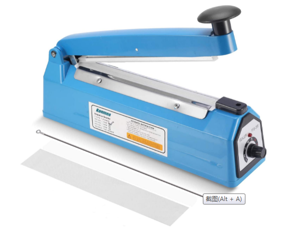 Zhejiang Tianyu industry Co. Ltd. Supplier Factory Manufacturer Make and Supply Handheld Sealing 3.0 mm Width Impulse Plastic Bag Sealer PFS Series Tabletop Poly Bag Pouch Film Heat Sealing Machine