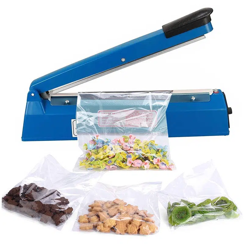 Zhejiang Tianyu industry Co. Ltd. Supplier Factory Manufacturer Supply and Sale Hand-operated Tabletop Sealing 2.0 mm Width Impulse Plastic Bag Sealer PFS Series Medical Device Packaging Sealing Machine