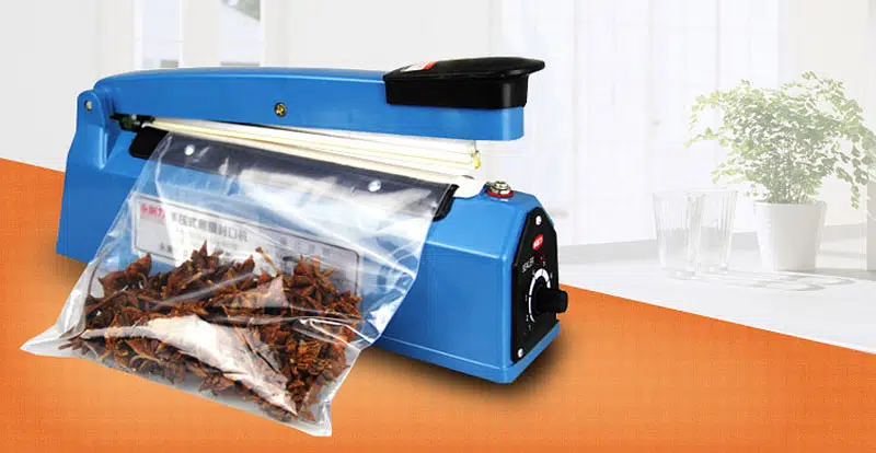 Zhejiang Tianyu industry Co. Ltd. Supplier Factory Manufacturer Supply and Sale Hand-operated Tabletop Sealing 2.0 mm Width Impulse Plastic Bag Sealer PFS Series Medical Device Packaging Sealing Machine