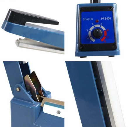  Zhejiang Tianyu industry Co. Ltd Supplier Factory Manufacturer Supply and Sale Hand Sealing 2 mm Width Impulse Poly Bag Heat Sealer PFS Series Hand Pressure Impulse Plastic Film Sealing Machine