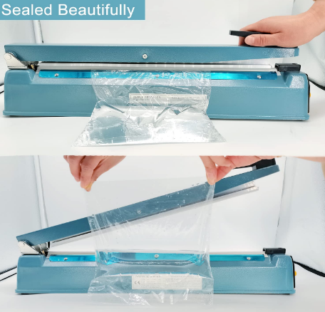 Zhejiang Tianyu industry Co. Ltd Supplier Factory Manufacturer Supply and Sale Manual Impulse Mylar Bag Sealer FS Series Hand Heat Poly Bag Sealing Machine