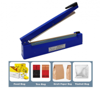 <b>8 Inch Hand Impulse Sealer Poly Bag Sealing Machine PFS-200</b>