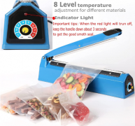 <b>150mm Hand Impulse Sealer Poly Bag Sealing Machine PFS-150</b>