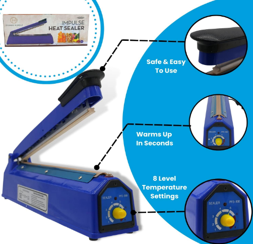 Zhejiang Tianyu Industry Co., Ltd Supplier Factory Manufacturer Make and Wholesale Impulse Heat Sealer PFS Series Hand Mylar Bag Sealing Machine Zhejiang Tianyu Industry Co., Ltd Supplier Factory Manufacturer Make and Wholesale Impulse Heat Sealer PFS Series Hand Mylar Bag Sealing Machine