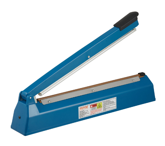 Zhejiang Tianyu Industry Co., Ltd Supplier Factory Manufacturer Supply Hand Impulse Sealer PFS-Series Plastic Body Table Top Sealing PP PE PVC Foil Bag Machine