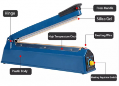 <b>Impulse Plastic Bag Sealer Hand Film Sealing Machine PFS-300</b>