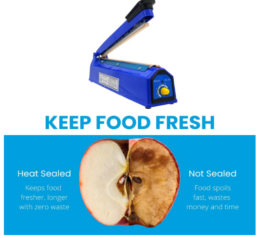 10 Inch Impulse Sealer Plastic Hand Sealing Machine PFS-250-Impulse ...