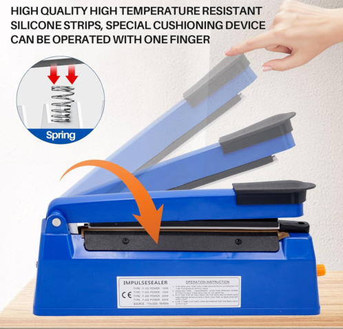 Zhejiang Tianyu Industry Co., Ltd.Supplier Factory Manufacturer Make and Export Manual Impulse Bag Sealer Plastic (ABS) Body PFS-Series Hand Flat Wire Heat Sealing Machine Zhejiang Tianyu Industry Co., Ltd.Supplier Factory Manufacturer Make and Export Manual Impulse Bag Sealer Plastic (ABS) Body PFS-Series Hand Flat Wire Heat Sealing Machine