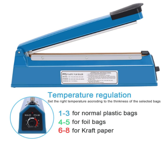 Zhejiang Tianyu Industry Co., Ltd Supplier Factory Manufacturer Supply Sealing Plastic Bag Machine Plastic (ABS) Body PFS-Series Hand Impulse Heat Sealer Zhejiang Tianyu Industry Co., Ltd Supplier Factory Manufacturer Supply Sealing Plastic Bag Machine Plastic (ABS) Body PFS-Series Hand Impulse Heat Sealer