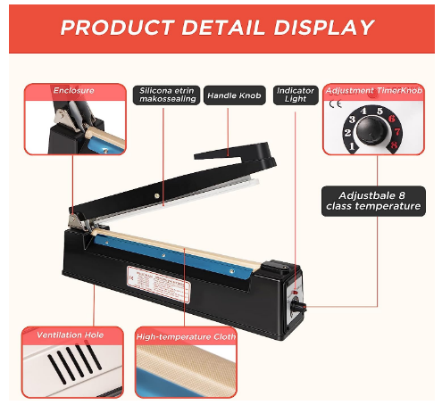 Zhejiang Tianyu Industry Co., Ltd. Supplier Factory Manufacturer Exporting Handheld Sealing Machine Aluminum Case AFS-Series Hand Impulse Make Plastic Bag Film Sealer Zhejiang Tianyu Industry Co., Ltd. Supplier Factory Manufacturer Exporting Handheld Sealing Machine Aluminum Case AFS-Series Hand Impulse Make Plastic Bag Film Sealer