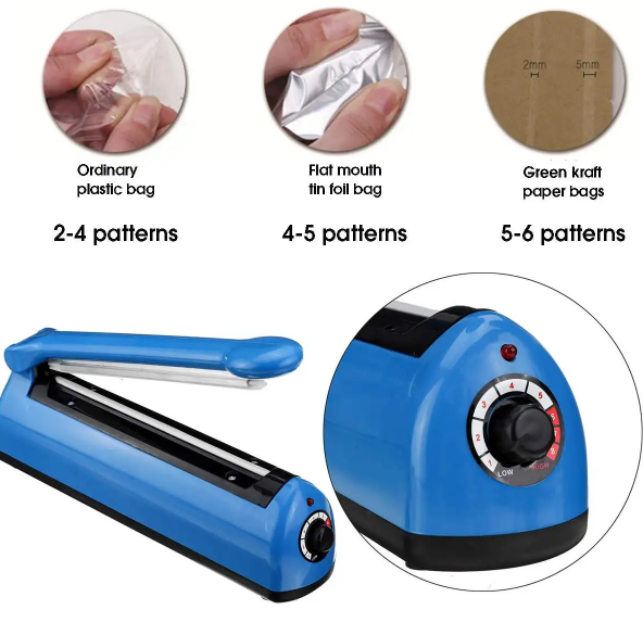 Tabletop Impulse Sealer Plastic ABS Body PFS-B Series Hand Plastic Bag Heat Sealing Machine Tabletop Impulse Sealer Plastic ABS Body PFS-B Series Hand Plastic Bag Heat Sealing Machine
