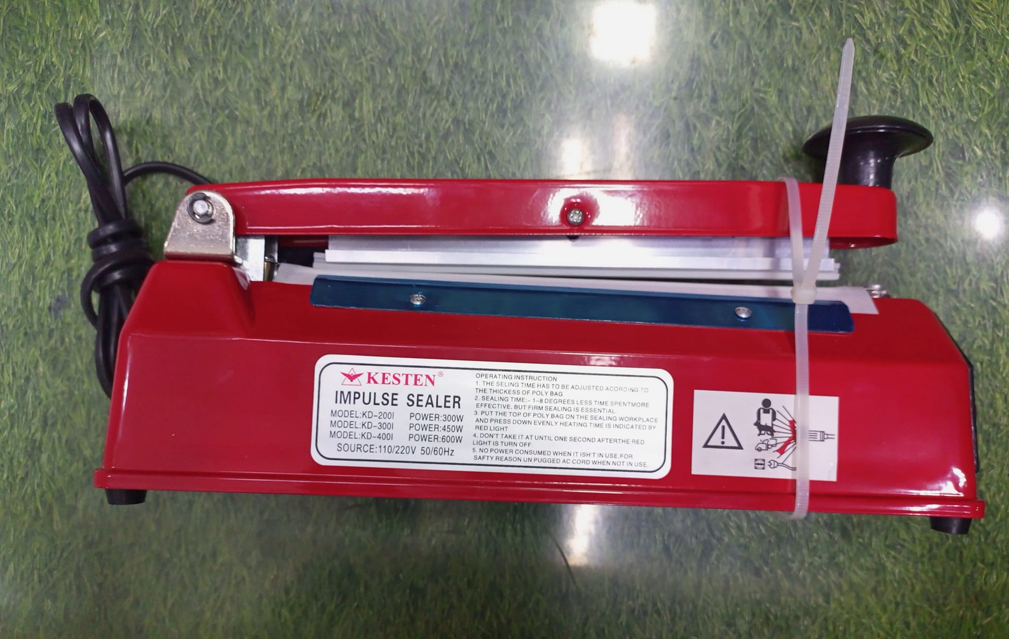 Zhejiang Tianyu Industry Co., Ltd. Supplier Factory Manufacturer Supply Impulse Mylar Bag Heat Sealer Aluminum Body AFS-Series Manual Poly Tubing Sealing Machine