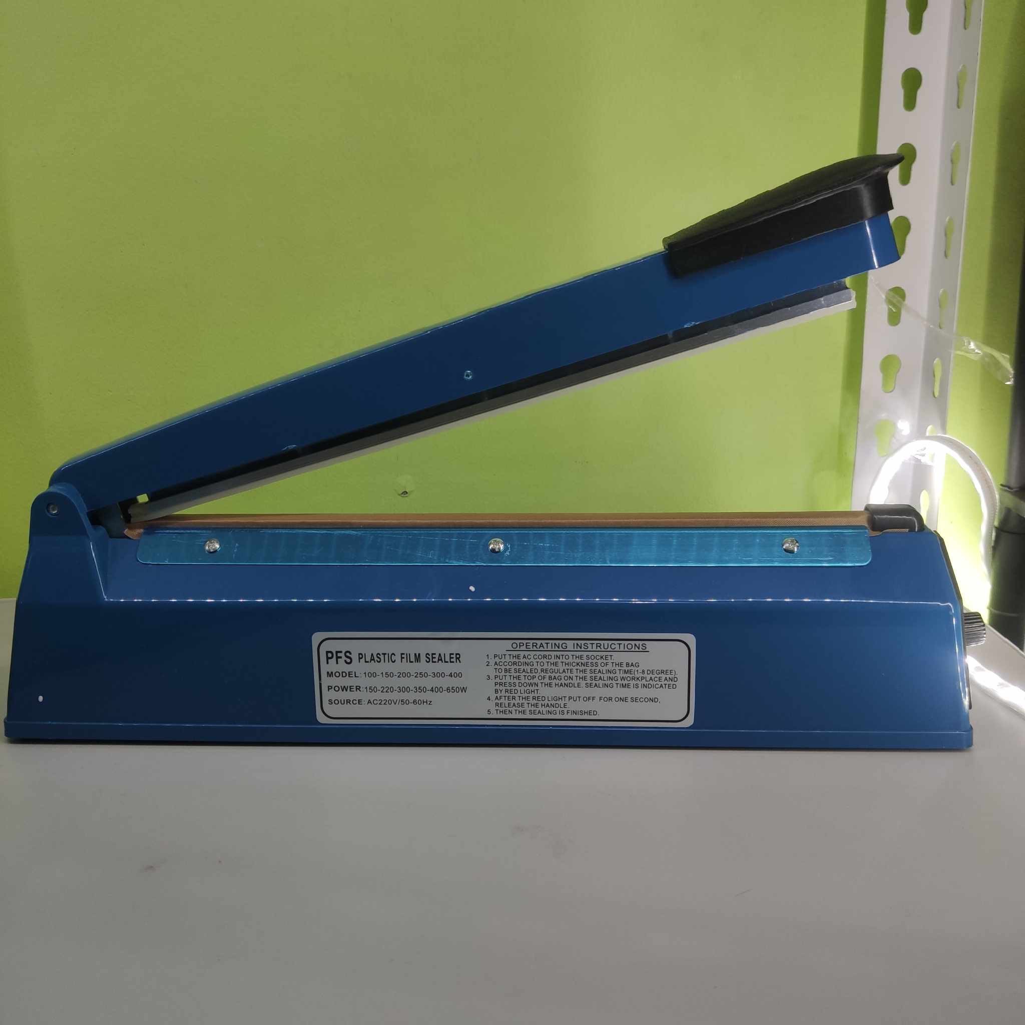Zhejiang Tianyu Industry Co. Ltd Supplier Factory Manufacturer Make and Export Hand Impulse Bag Sealer Plastic Body PFS-Series Plastic Film Paper Heat Sealing Machine