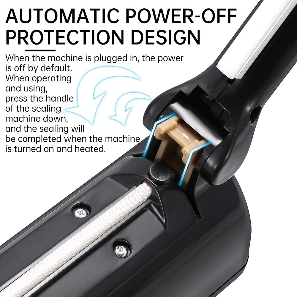 Zhejiang Tianyu Industry Co., Ltd Supplier Factory Manufacturer Make and Supply Heat Sealer Machine Plastic ABS Shell PFS-B Series Plastic Bag and Poly Tubing Heat Sealing Colse Tool