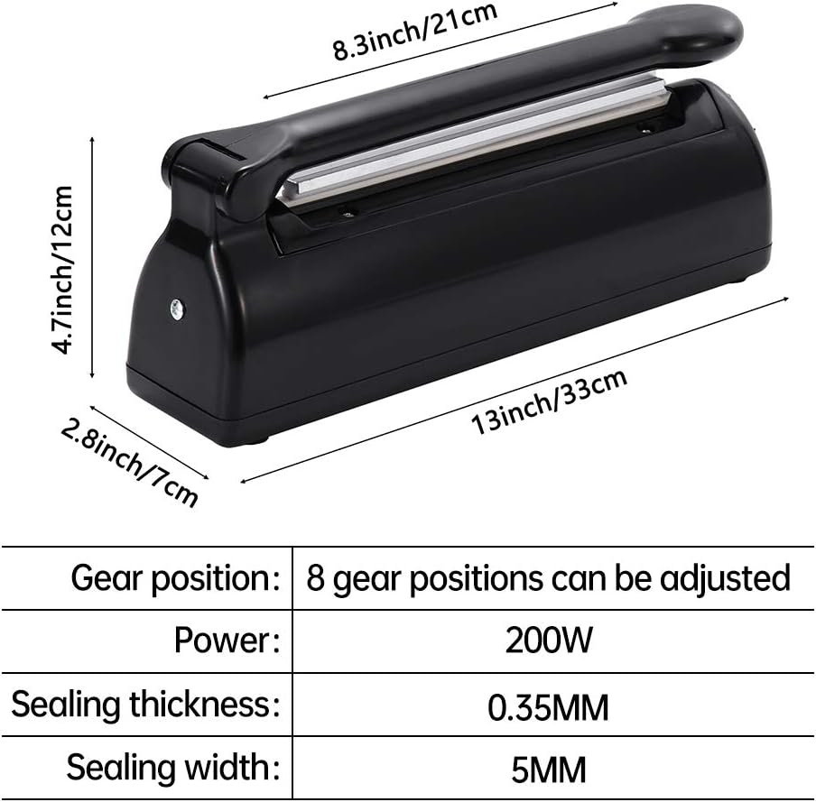 Zhejiang Tianyu Industry Co., Ltd Supplier Factory Manufacturer Make and Supply Heat Sealer Machine Plastic ABS Shell PFS-B Series Plastic Bag and Poly Tubing Heat Sealing Colse Tool
