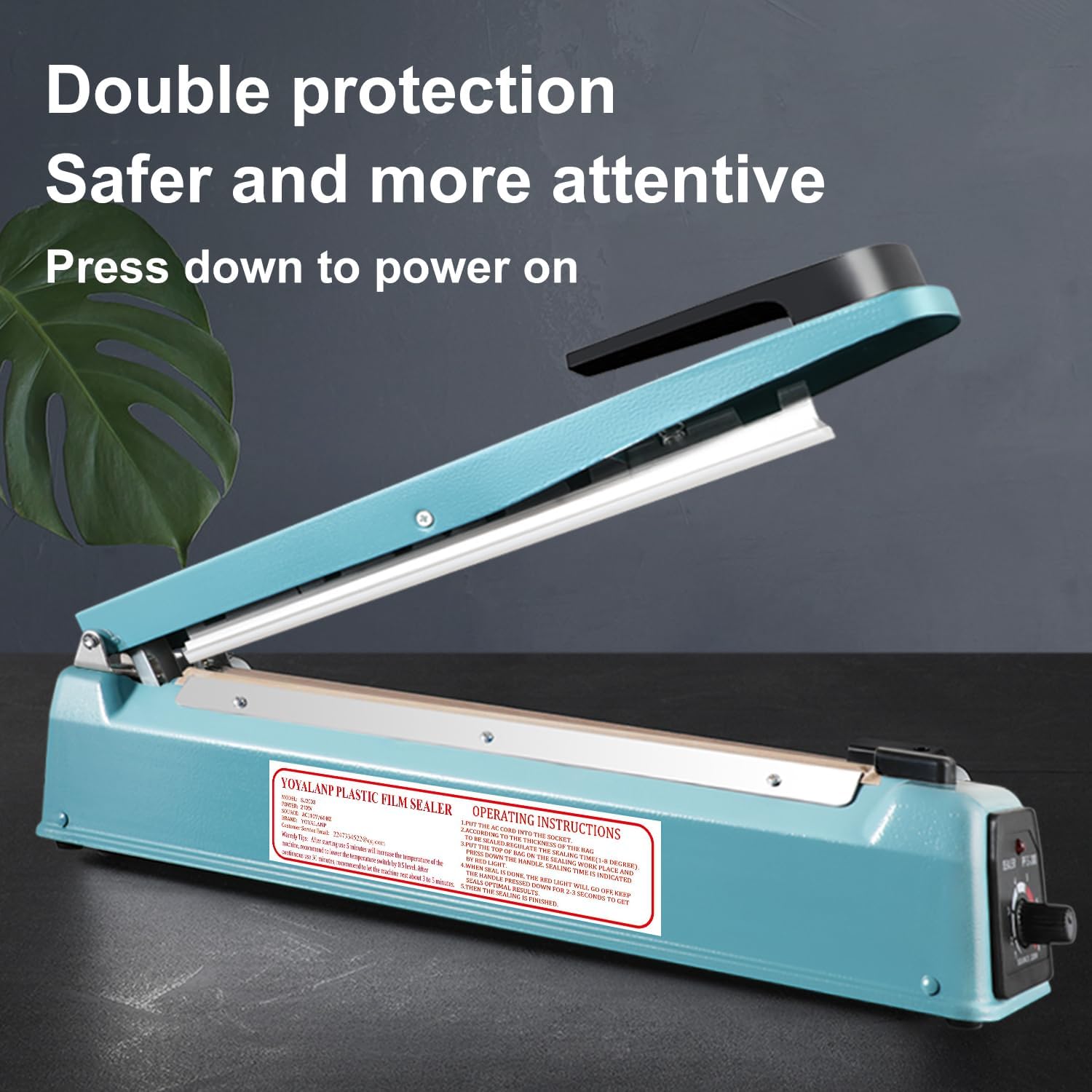 Zhejiang Tianyu Industry Co. Ltd. Supplier Factory Manufacturer Make and Wholesale Hand Heat Sealer Iron Body FS-Series Impulse Plastic Bag Film Sealing Machine