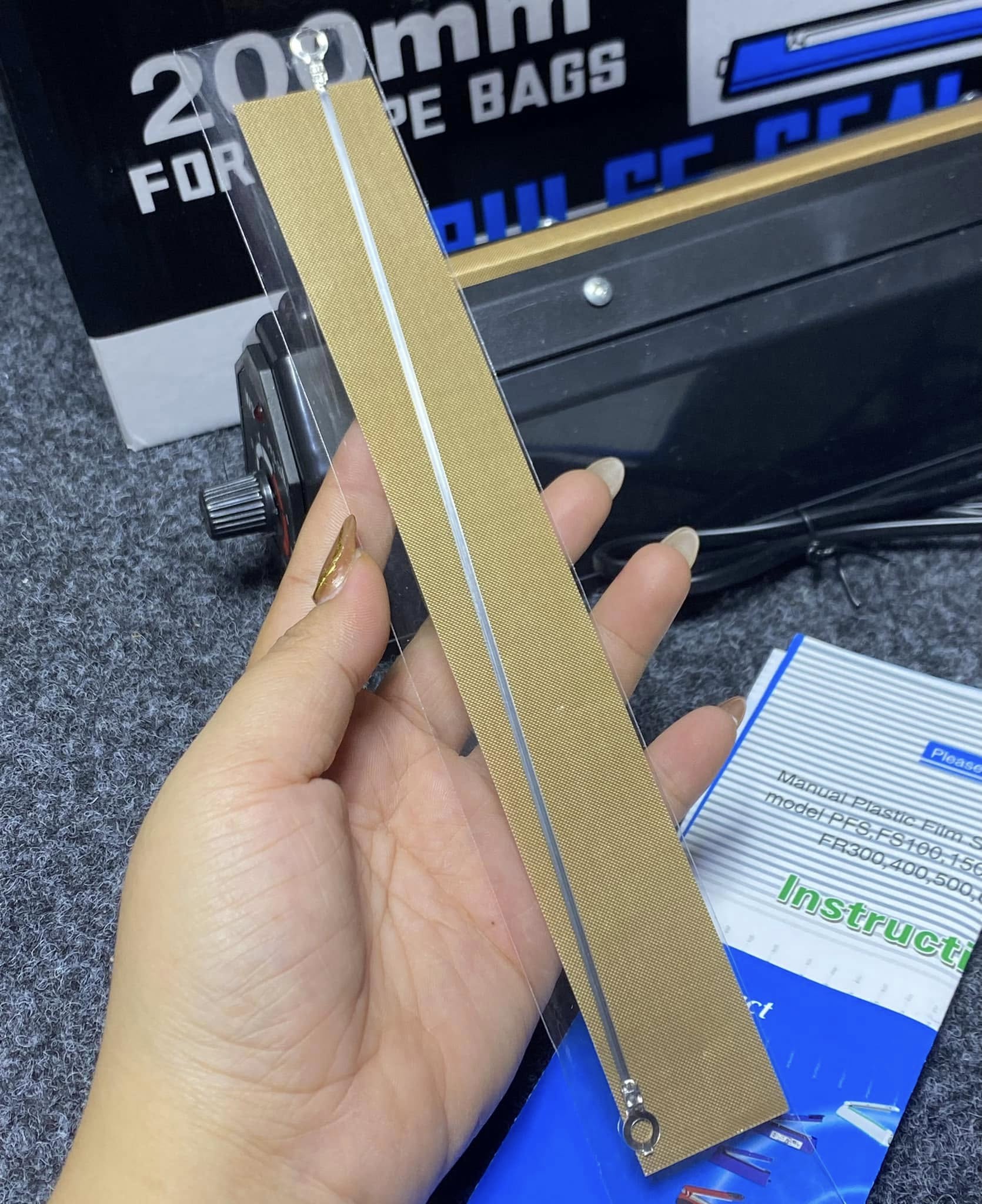 Zhejiang Tianyu Industry Co. Ltd Supplier Factory Manufacturer Make and Sale Plastic Film Poly Bag Heating Sealers Plastic ABS Shell PFS-Series Hand Operated Seal Machines