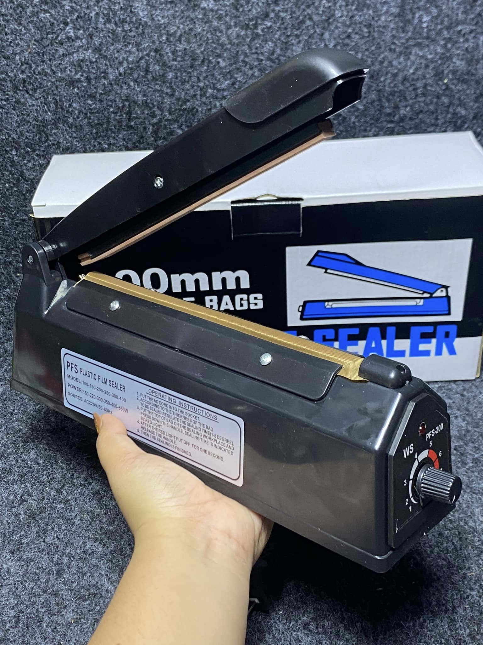 Zhejiang Tianyu industry Co. Ltd Factory Wholesale Impulse Sealer Plastic (ABS) Shell PFS-Series Manual Hand Plastic Bag Sealing Machine Zhejiang Tianyu industry Co. Ltd Factory Wholesale Impulse Sealer Plastic (ABS) Shell PFS-Series Manual Hand Plastic Bag Sealing Machine