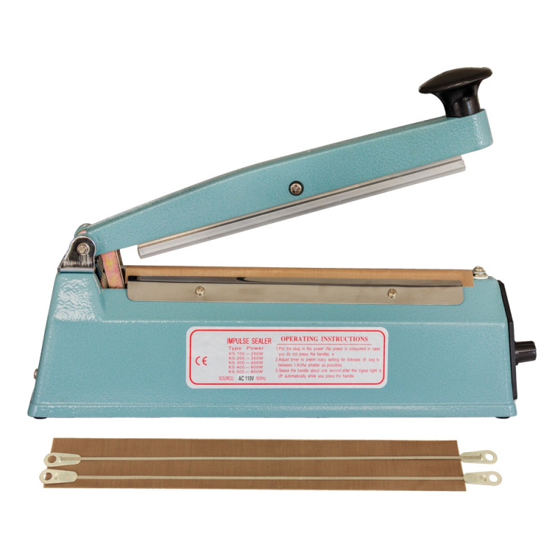 Zhejiang Tianyu Industry Co. ,Ltd Supplier Factory Manufacturer Make and Export Impulse Hand Heat Sealer Iron Body FS-Series Plastic Film Bag Impulse Sealing Machine